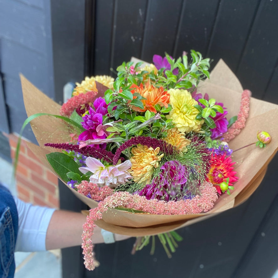 12 Month Seasonal Flower Subscription - Luxury Hand Tied Bouquet