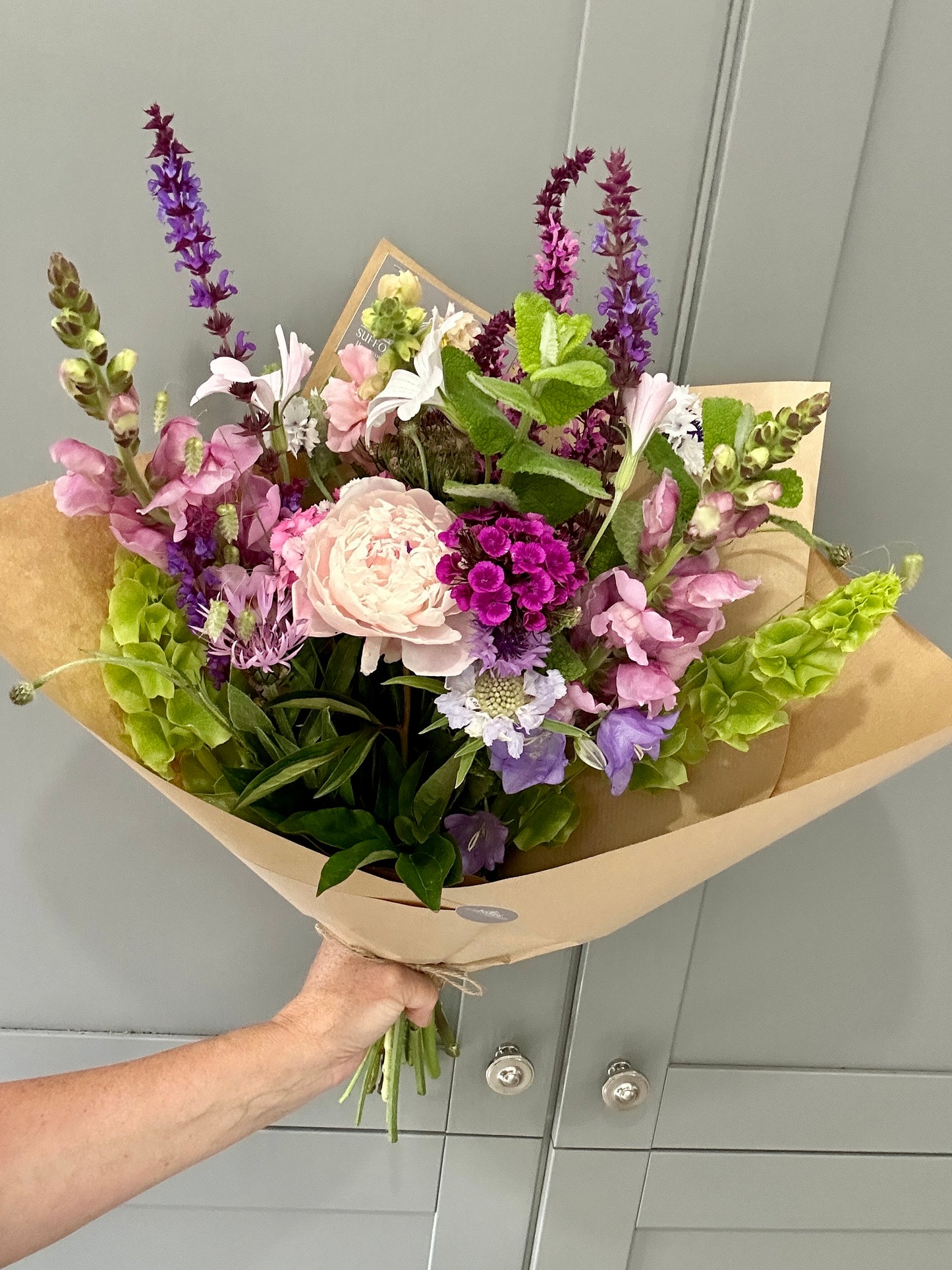 Friday Flowers Pink & Purple Bunch - Free Delivery