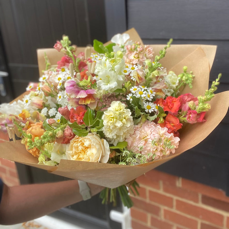 12 Month Seasonal Flower Subscription - Luxury Hand Tied Bouquet