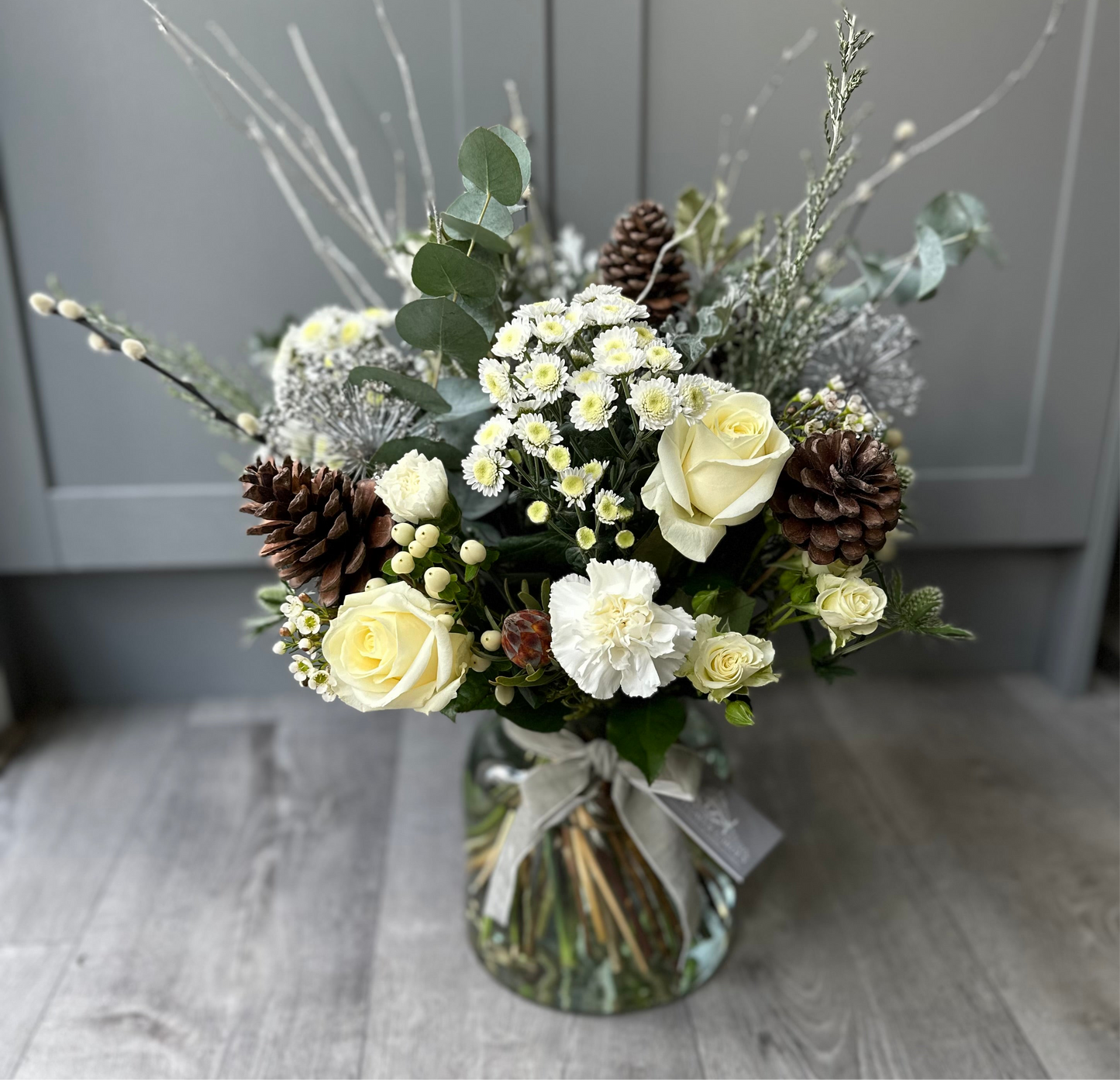 Christmas Luxury Vase of Flowers