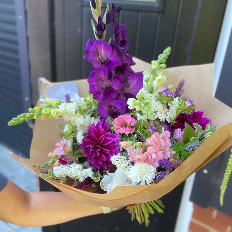 12 Month Seasonal Flower Subscription - Luxury Hand Tied Bouquet