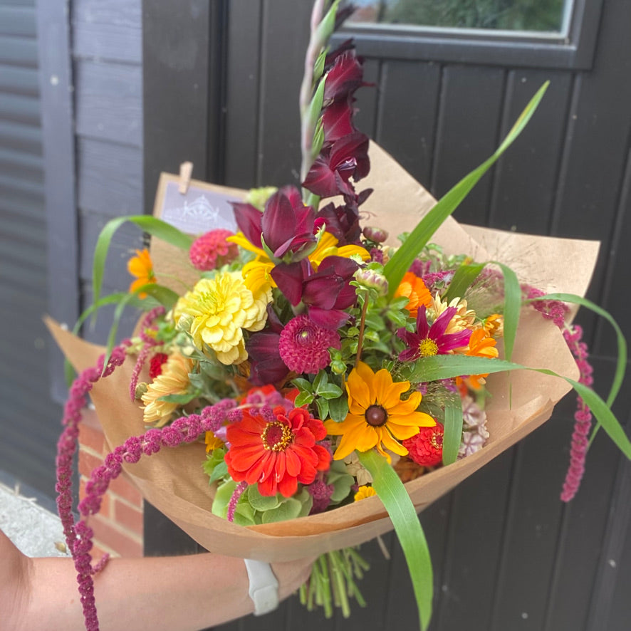 12 Month Seasonal Flower Subscription - Luxury Hand Tied Bouquet