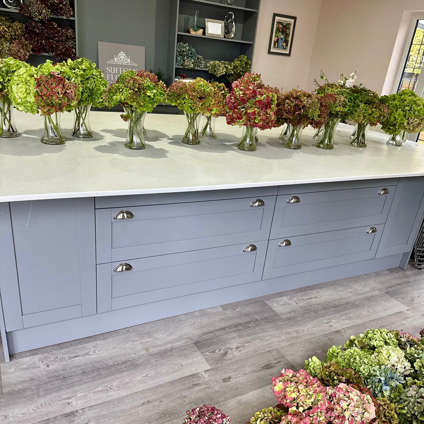 Dried Hydrangea Wreath Workshop