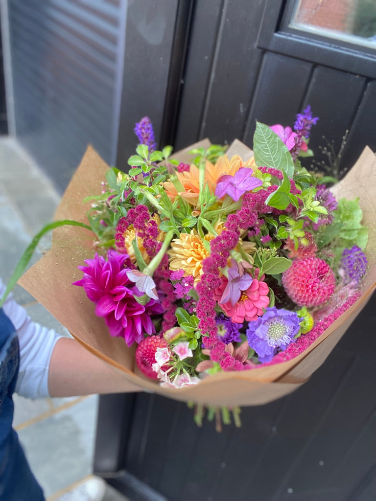 12 Month Seasonal Flower Subscription - Hand Tied Bouquet