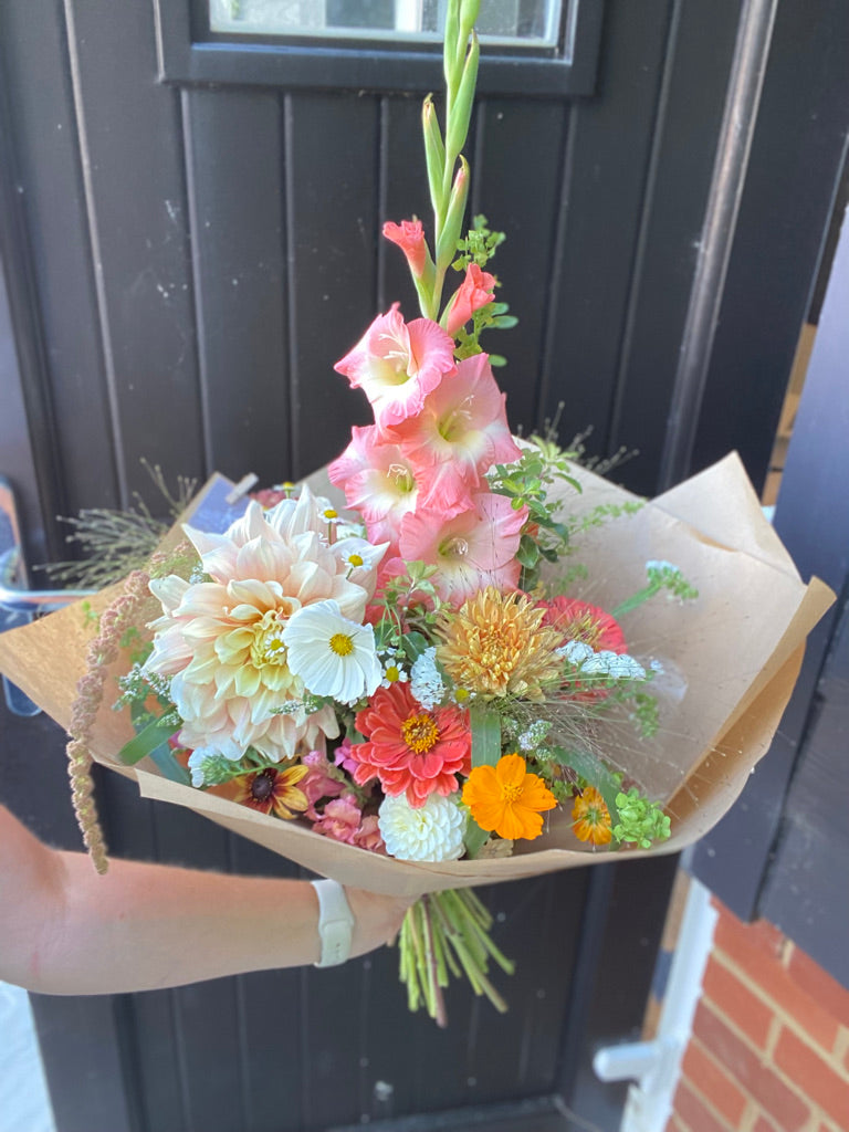 12 Month Seasonal Flower Subscription - Hand Tied Bouquet