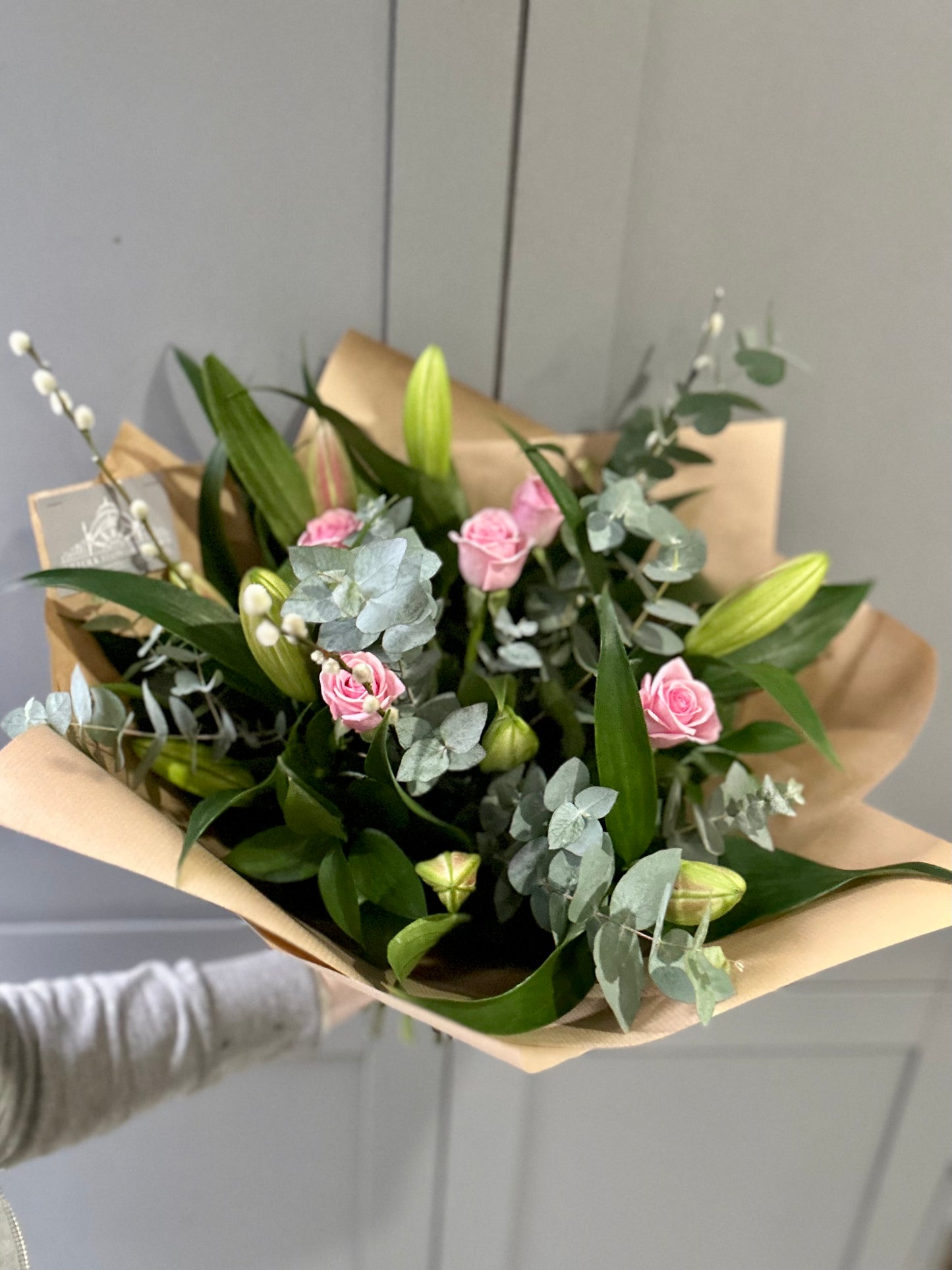 Mothers Day Collection - Oriental Pink Lily & Roses