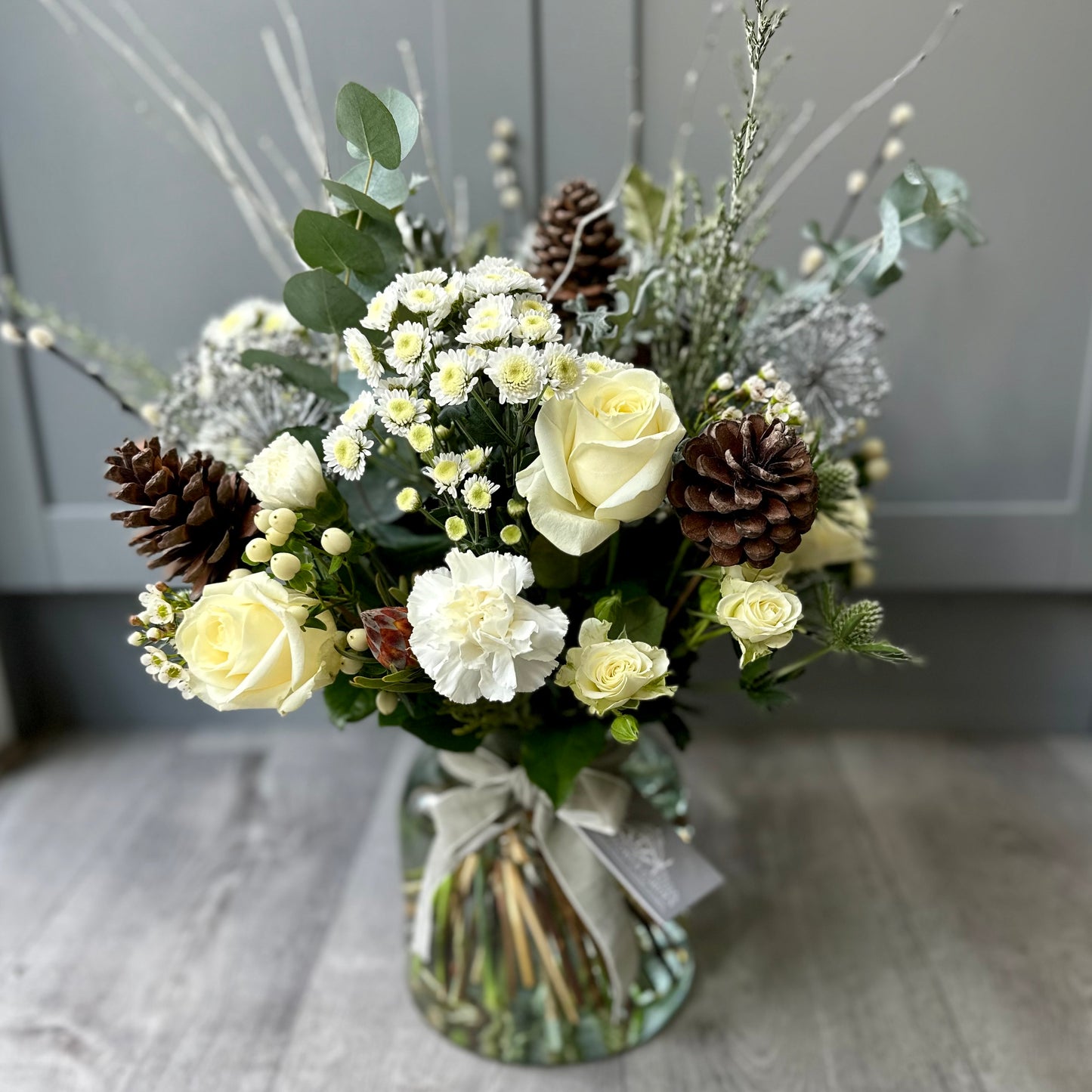 Christmas Luxury Vase of Flowers