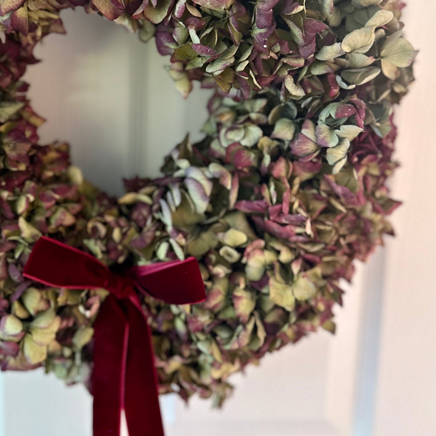 Dried Hydrangea Wreath Workshop