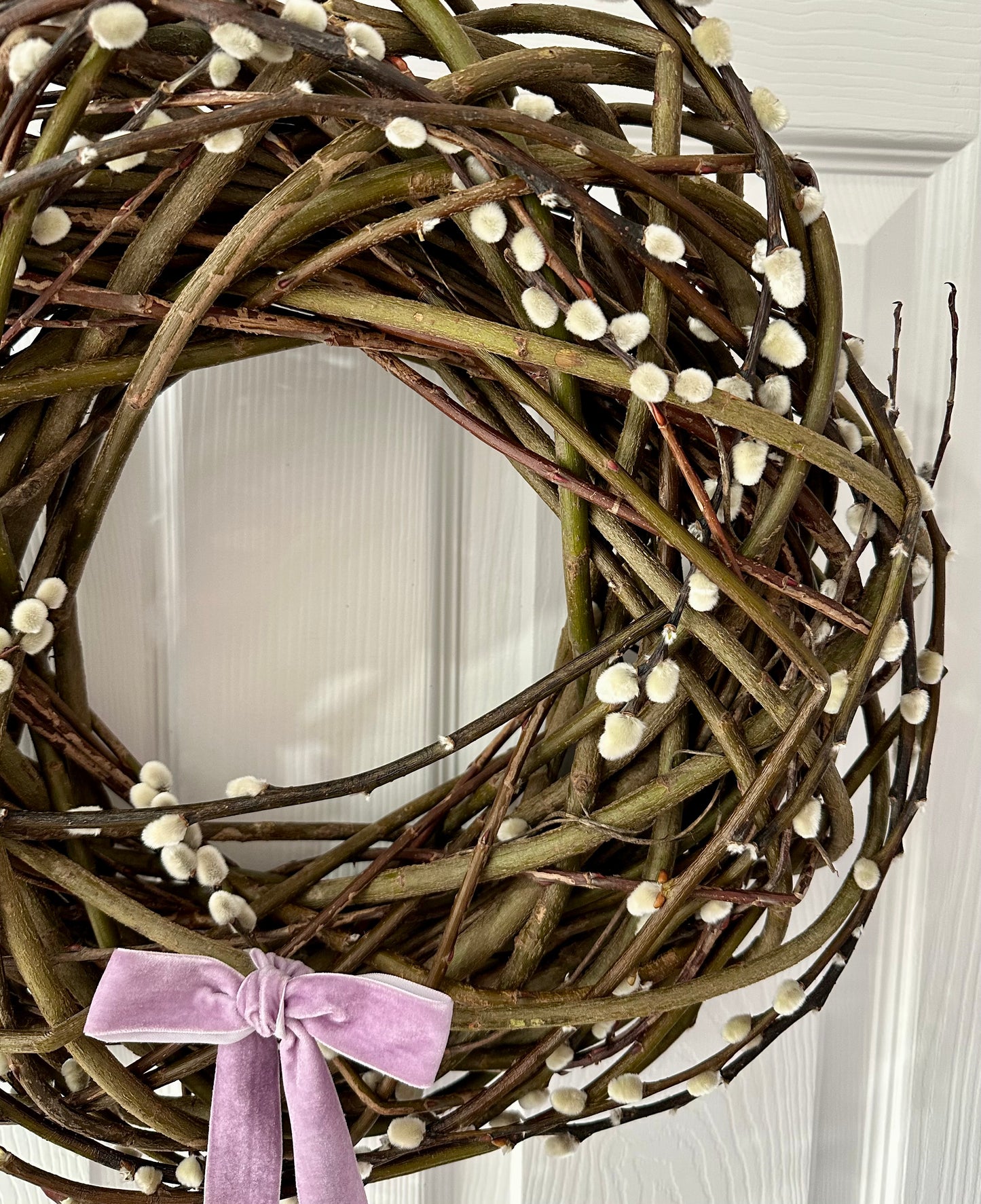 Easter Pussy Willow Spring Wreath