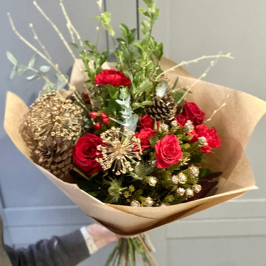 Christmas Hand Tied Bouquet