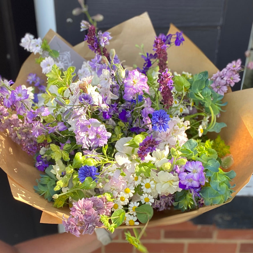 12 Month Seasonal Flower Subscription - Luxury Hand Tied Bouquet
