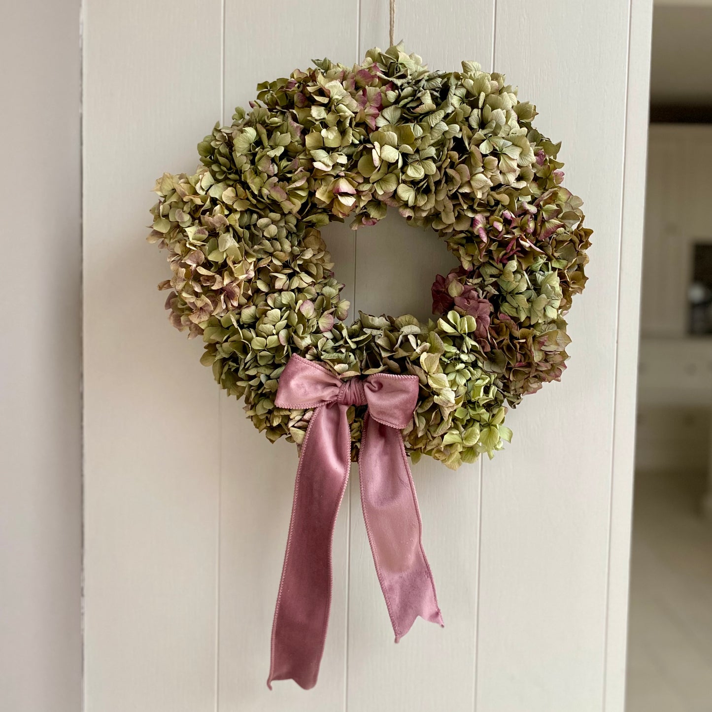 Dried Hydrangea Wreath Workshop
