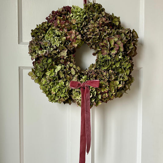 Dried Hydrangea Wreaths