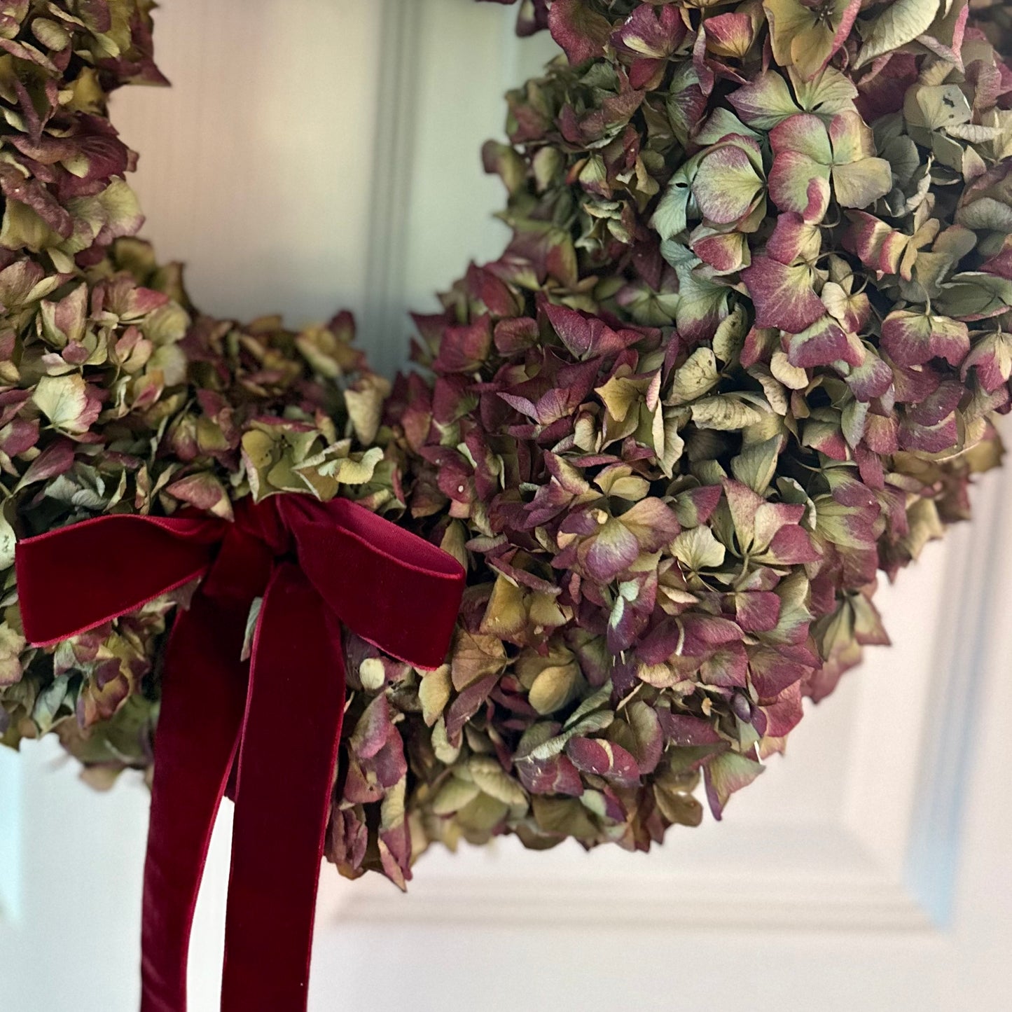 Dried Hydrangea Wreath Workshop