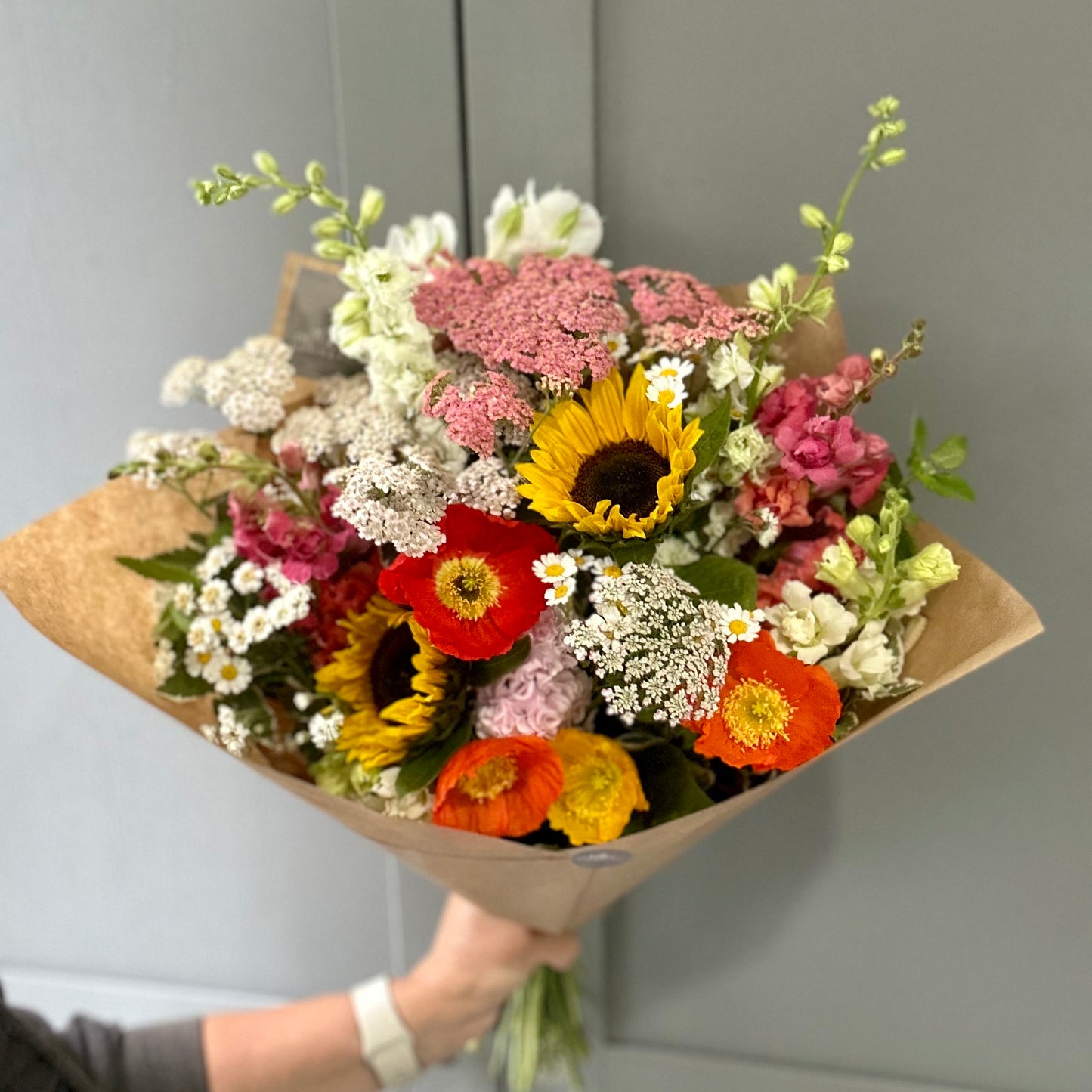 September Friday Flowers - Hand Tied Bouquet Medium
