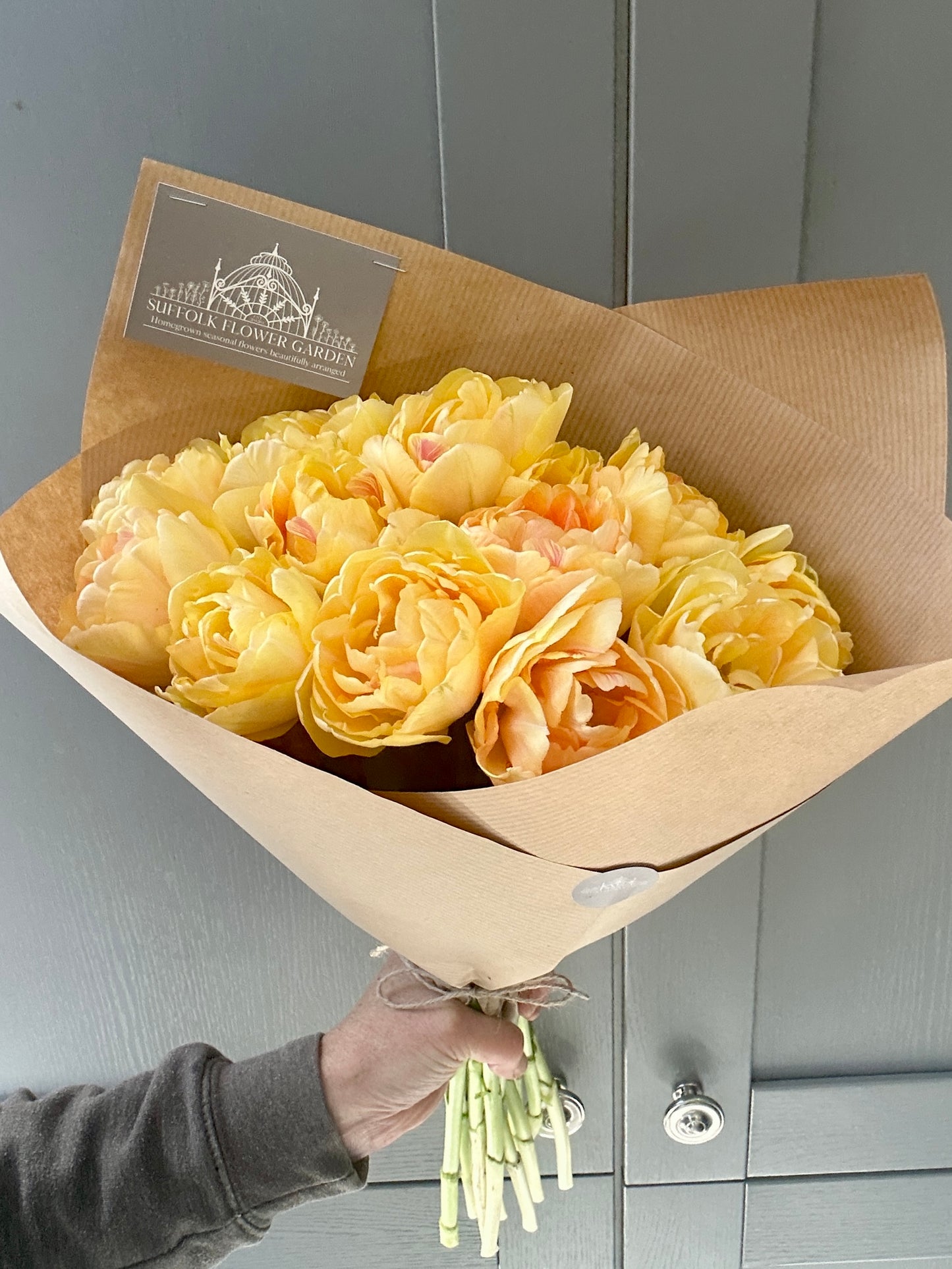 Homegrown British Double Tulips Lemon