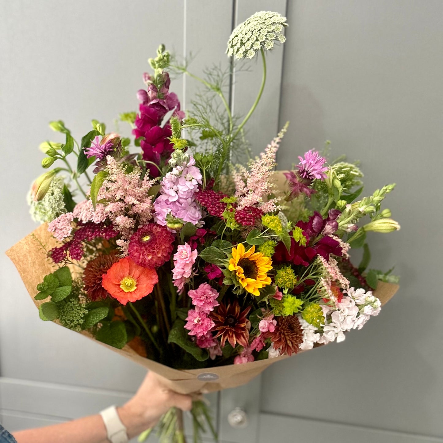 September Friday Flowers - Hand Tied Bouquet Small