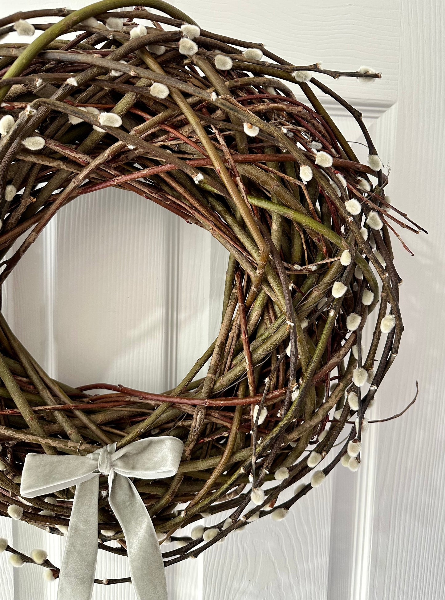 Easter Pussy Willow Spring Wreath