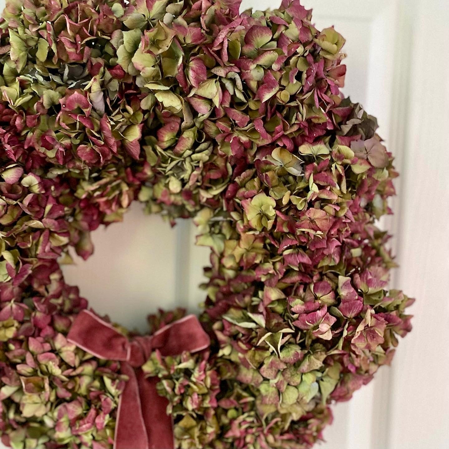 Dried Hydrangea Wreath Workshop