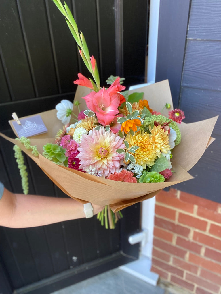 12 Month Seasonal Flower Subscription - Hand Tied Bouquet